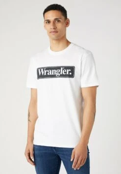 Wrangler T-Shirt Con StampaWhite Uomo T-shirt E Polo WR122O08I-A11
