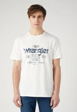 Wrangler Americana TeeT-Shirt Con StampaWorn White Uomo T-shirt E Polo WR122O064-A12