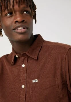 Wrangler 1 Pocket - Camicia - Potting Soil -Wrangler 132a1b5e38ee4ce3a642e5195bdf6825