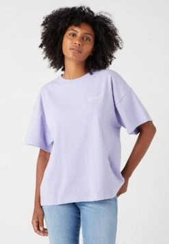 Wrangler Girlfriend T-Shirt Con StampaSweet Lavender Donna T-shirt E Top WR121D04Z-I12
