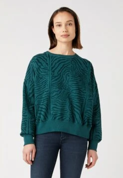 Wrangler Super Relaxed FelpaDark Matcha Donna Felpe WR121J02Y-M11