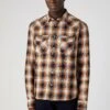 Wrangler Ls WesternCamiciaGolden Oak Uomo Camicie WR122D0AT-O11
