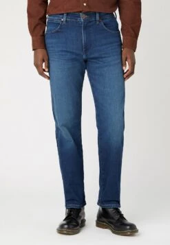 Wrangler Frontier - Jeans A Sigaretta - Green Fuzz