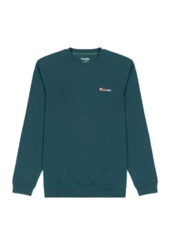 Wrangler Logo Crew FelpaDeep Teal Green Uomo Maglieria E Felpe WR122S04G-K11 -Wrangler 47bb775044e34e89b50eb71077a7527f