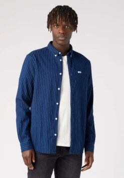 Wrangler Ls 1 Pocket Button Down - Camicia - Blau