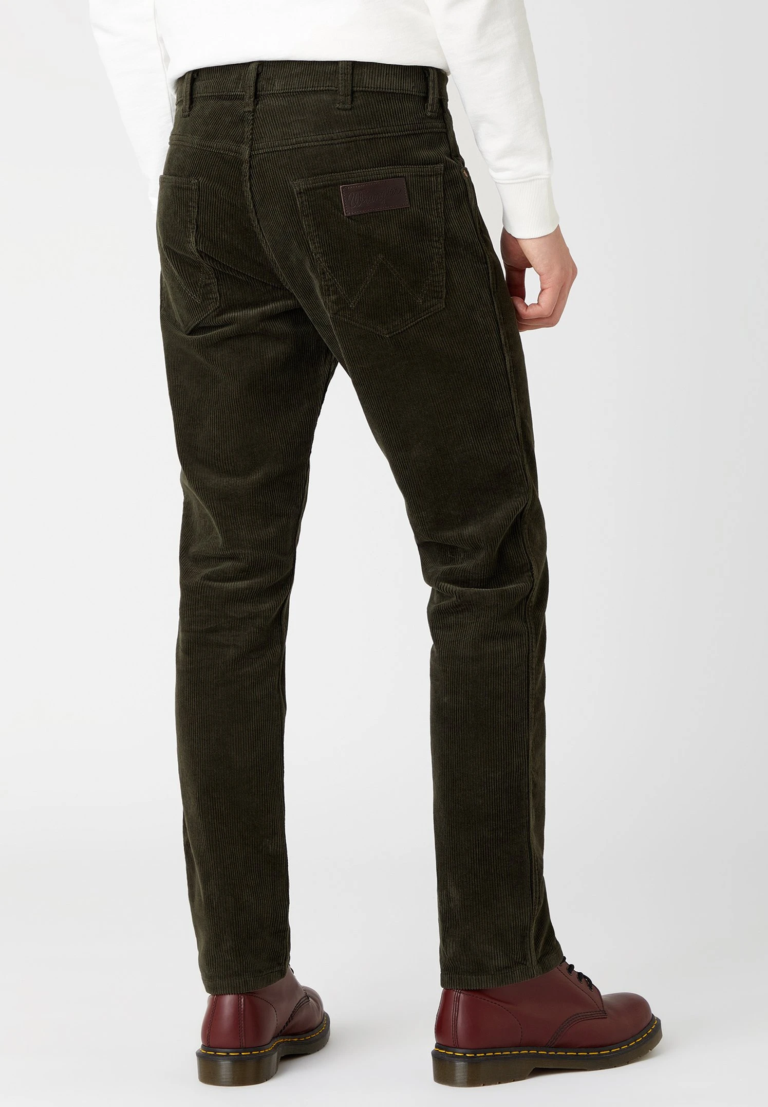 Wrangler GreensboroJeans A SigarettaMilitare Green Uomo Jeans WR122E01C-N11 5 Wrangler GreensboroJeans A SigarettaMilitare Green Uomo Jeans WR122E01C-N11 - immagine 3