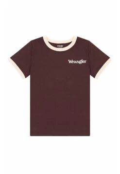 Wrangler RingerT-Shirt Con StampaDahlia Donna T-shirt E Top WR121D06G-O11 -Wrangler 51cdf5ec94f74da19e65776a556bb8a5