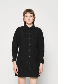 Wrangler Balloon Sleeve DressAbito A CamiciaBlack Donna Vestiti WR121C01L-Q11