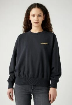 Wrangler RelaxedFelpaFaded Black Donna Felpe WR121J02W-Q11