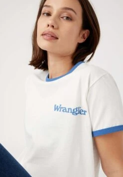 Wrangler Ringer T-Shirt Con StampaWeiss Donna T-shirt E Top WR121D06W-A11 9 Wrangler Ringer T-Shirt Con StampaWeiss Donna T-shirt E Top WR121D06W-A11 -Wrangler 59184ef3c0ce44289f319c57cb1ad446