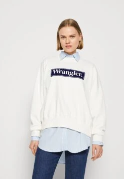 Wrangler RelaxedFelpaWorn White Donna Felpe WR121J01X-A11 -Wrangler 654630f83fd2434c859ae27955f3ad6e