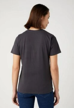 Wrangler T-Shirt BasicFaded Black Donna T-shirt E Top WR121D06V-Q11 -Wrangler 680e22b70abc4dfcb3ce7beea7d55a82