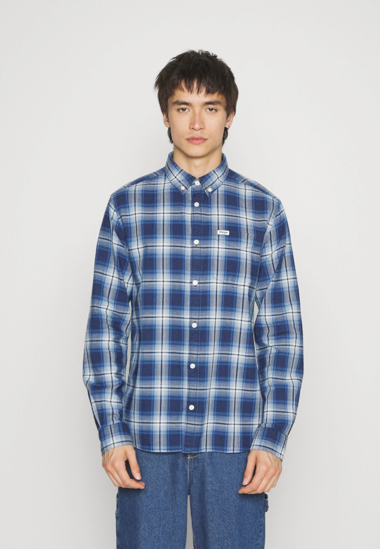 Wrangler Button Down- Camicia - Light Indigo 3 Wrangler Button Down- Camicia - Light Indigo