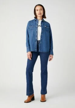 Wrangler Camicia - Mid Stone -Wrangler 7d5abf53bcb84b569e2858d98b1e591b