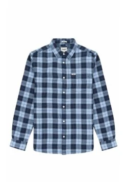 Wrangler 1 PocketCamiciaCerulean Blue Uomo Camicie WR122D0B4-K11 -Wrangler 82639bc279a544c192eade30779ca452