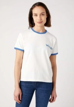 Wrangler Ringer T-Shirt Con StampaWeiss Donna T-shirt E Top WR121D06W-A11 8 Wrangler Ringer T-Shirt Con StampaWeiss Donna T-shirt E Top WR121D06W-A11 -Wrangler 8ba6dc659f384eed943a7779bc91d82d