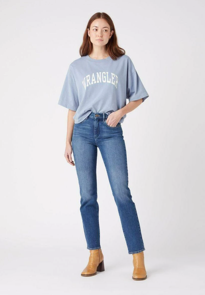 Wrangler Jeans A Sigaretta - Airblue 4 Wrangler Jeans A Sigaretta - Airblue - immagine 2