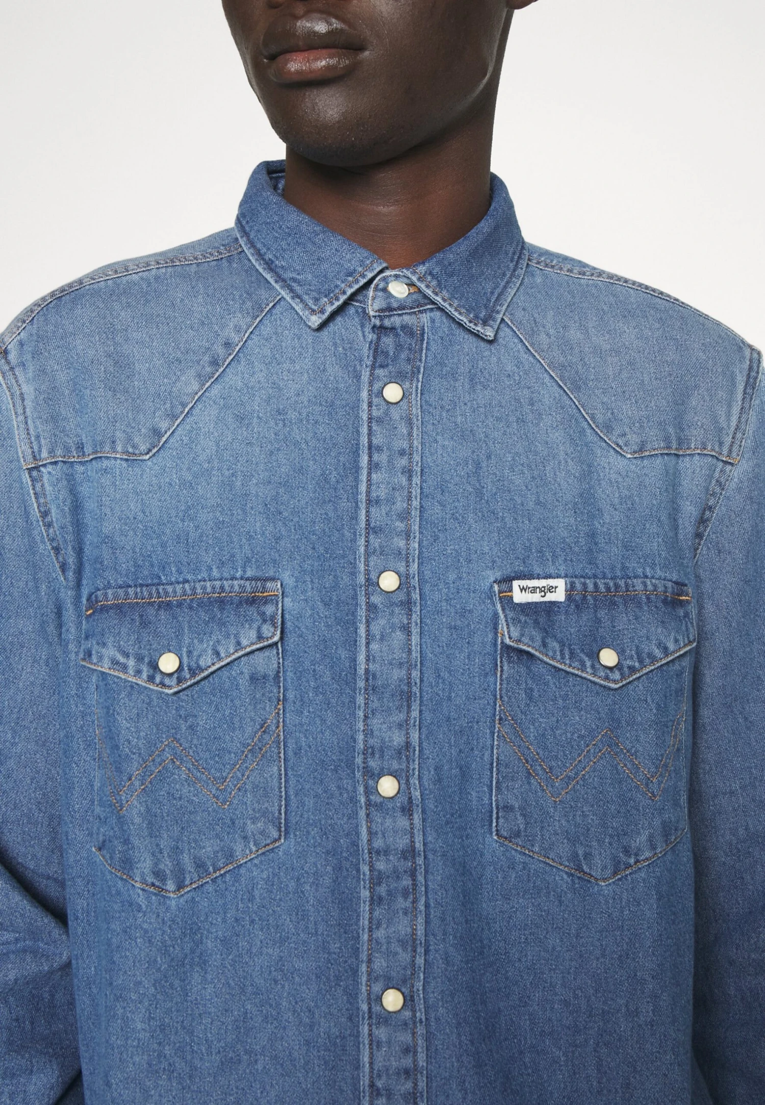 Wrangler Western CamiciaIcon Mid Stone Uomo Camicie WR122D0AH-K11 8 Wrangler Western CamiciaIcon Mid Stone Uomo Camicie WR122D0AH-K11 - immagine 6