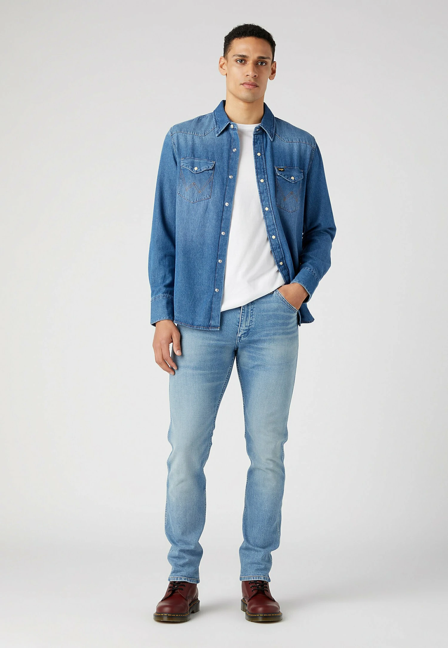 Wrangler 11MwzJeans A SigarettaHeartbroken Uomo Jeans WR122G0BX-K12 4 Wrangler 11MwzJeans A SigarettaHeartbroken Uomo Jeans WR122G0BX-K12 - immagine 2