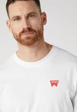 Wrangler Sign Off Maglietta A Manica LungaWhite Uomo T-shirt E Polo WR122O08L-A11 -Wrangler b062b725698740d3af43278b2f36353e