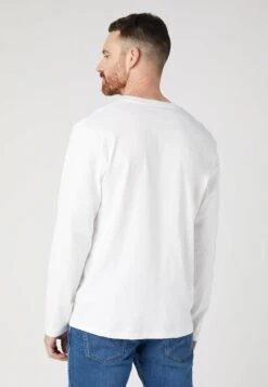 Wrangler Sign Off Maglietta A Manica LungaWhite Uomo T-shirt E Polo WR122O08L-A11 -Wrangler b27dc654e0684e27a4cda83ec3ac5b69