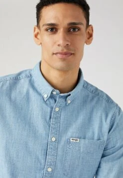 Wrangler Ls 1 Pkt Button DownCamiciaLight Indigo Uomo Camicie WR122D0B0-K11 10 Wrangler Ls 1 Pkt Button DownCamiciaLight Indigo Uomo Camicie WR122D0B0-K11 -Wrangler b75f9400cd234e6fa61b9ce456670967