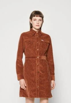 Wrangler Slim Western DressAbito A CamiciaPony Brown Donna Vestiti WR121C01M-O11