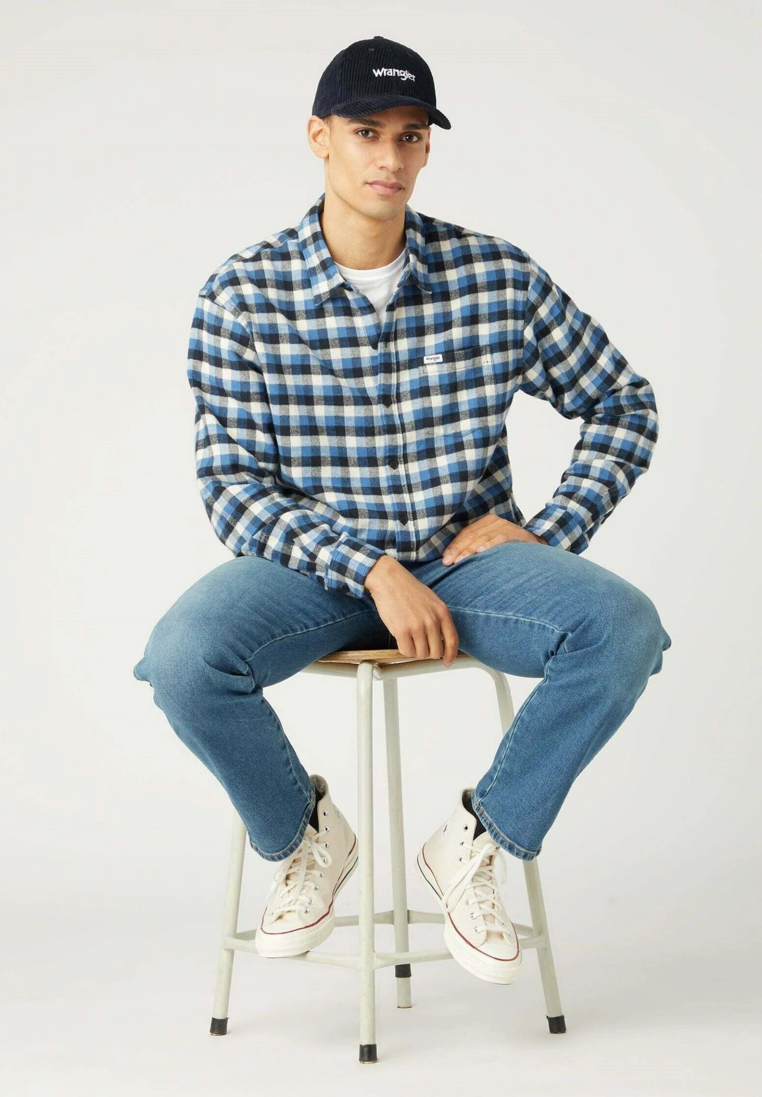 Wrangler Cappellino - Blau 5 Wrangler Cappellino - Blau - immagine 3