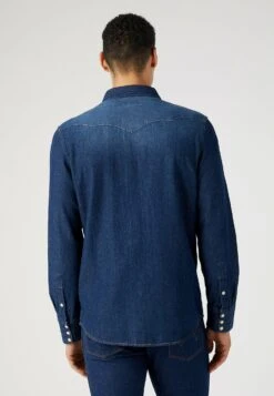 Wrangler 27Mw - Camicia - Blau -Wrangler bd9ffbe0d5ef4288923727d2e43dc122