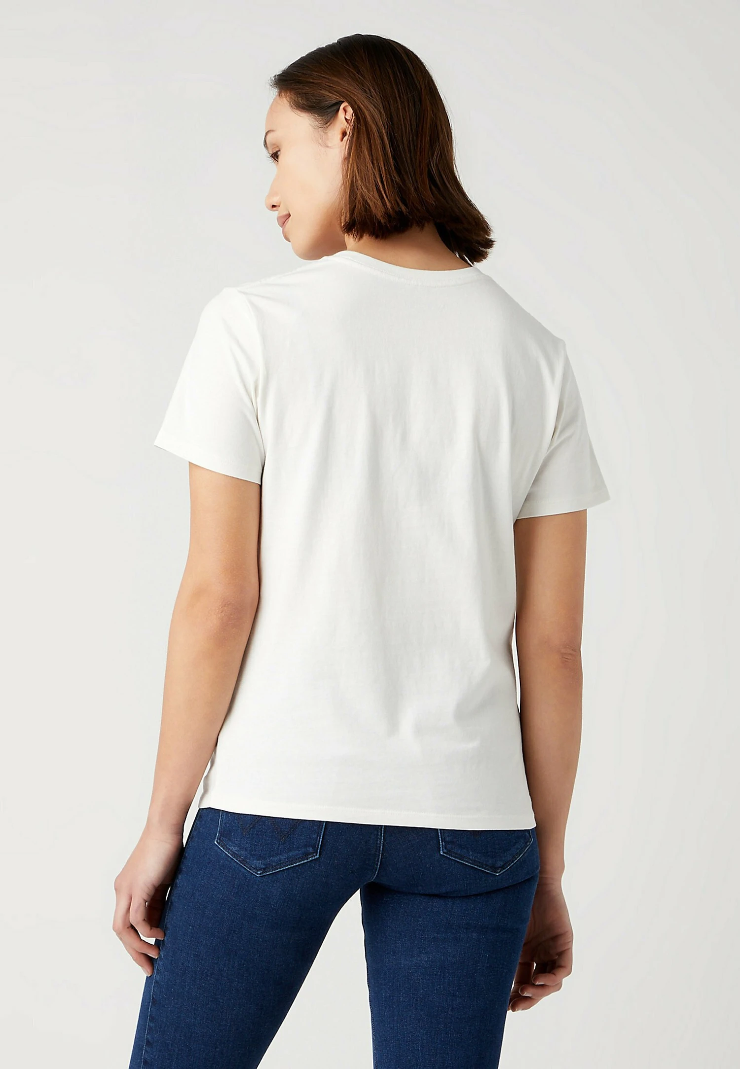 Wrangler T-Shirt BasicWorn White Donna T-shirt E Top WR121D06V-A11 5 Wrangler T-Shirt BasicWorn White Donna T-shirt E Top WR121D06V-A11 - immagine 3