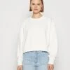 Wrangler Puffy CrewFelpaWorn White Donna Felpe WR121J02V-A11 -Wrangler bdc320e5f9a24a8fb635e82a383b3220