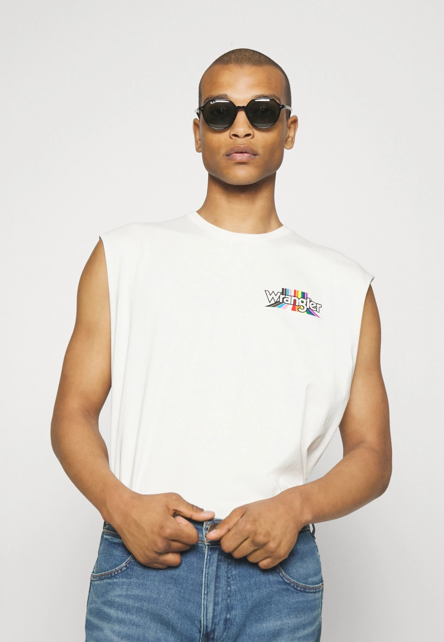 Wrangler Pride Tank - Top - Wornwhite 6 Wrangler Pride Tank - Top - Wornwhite - immagine 4