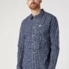 Wrangler PocketCamiciaTrue Navy Uomo Camicie WR122D087-K14 -Wrangler ce49bd7262514b2fa30bf930be02d482