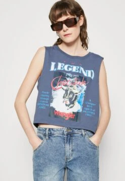 Wrangler Sleeveless TopVintage Indigo Donna T-shirt E Top WR121D06M-K11 11 Wrangler Sleeveless TopVintage Indigo Donna T-shirt E Top WR121D06M-K11 -Wrangler d549aefff1584d0a94dc3cd82e73b37e