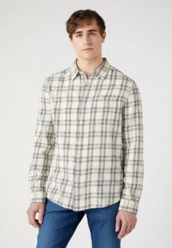 Wrangler 1 Pocket - Camicia - Worn White