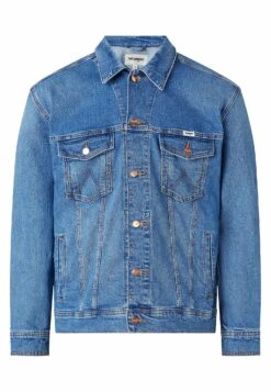 Wrangler Anti FitGiacca Di JeansBlue Eyes Blue Uomo Giacche WR122T045-K11 -Wrangler d860e0edad4f468cac99f1f80ab49ec7