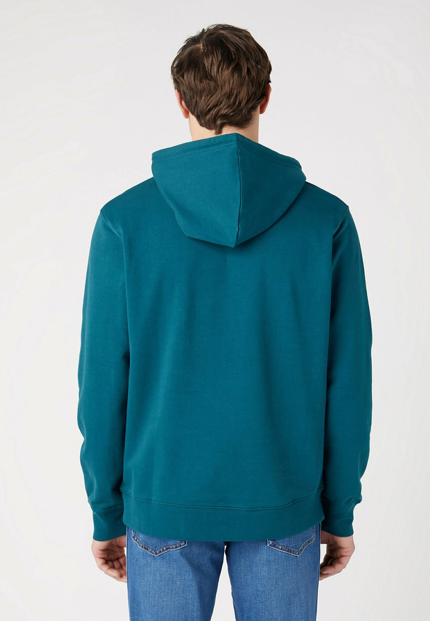 Wrangler Sign OffFelpa Con CappuccioDeep Teal Green Uomo Maglieria E Felpe WR122S04I-M11 5 Wrangler Sign OffFelpa Con CappuccioDeep Teal Green Uomo Maglieria E Felpe WR122S04I-M11 - immagine 3