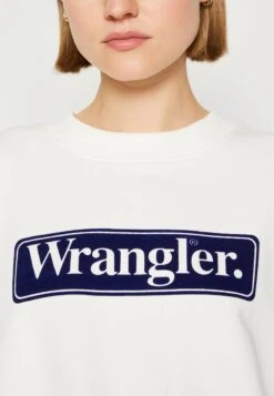 Wrangler RelaxedFelpaWorn White Donna Felpe WR121J01X-A11 -Wrangler db6cd33c5aa74a29bb6fabe0e816aea5