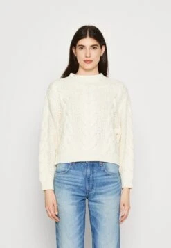 Wrangler Crew Neck Cable​MaglioneWorn White Donna Maglieria WR121I01D-A11