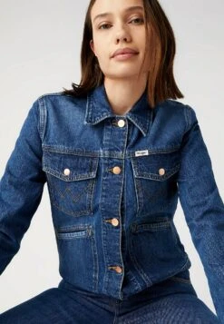 Wrangler Regular HeritageGiacca Di JeansDark Wash Donna Giacche E Blazer WR121G03T-K11 -Wrangler df0489b062014758b87ef40cba354228