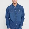 Wrangler 27Mw - Camicia - Blue Denim