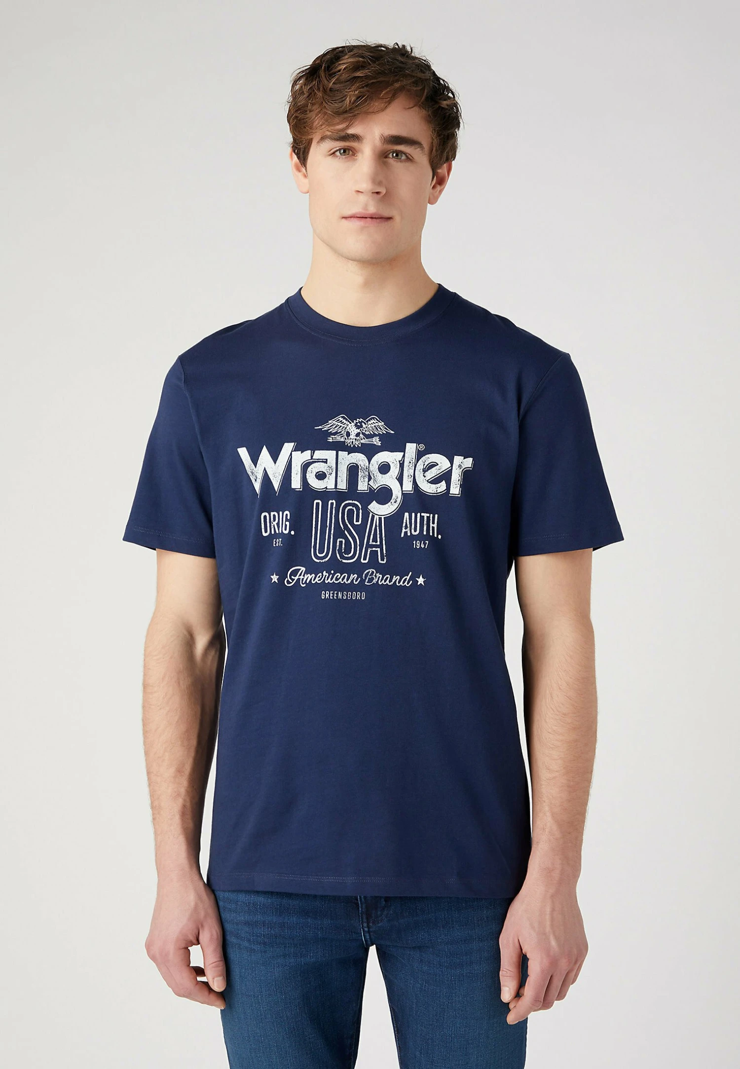 Wrangler Americana TeeT-Shirt Con StampaNavy Uomo T-shirt E Polo WR122O064-K11 3 Wrangler Americana TeeT-Shirt Con StampaNavy Uomo T-shirt E Polo WR122O064-K11