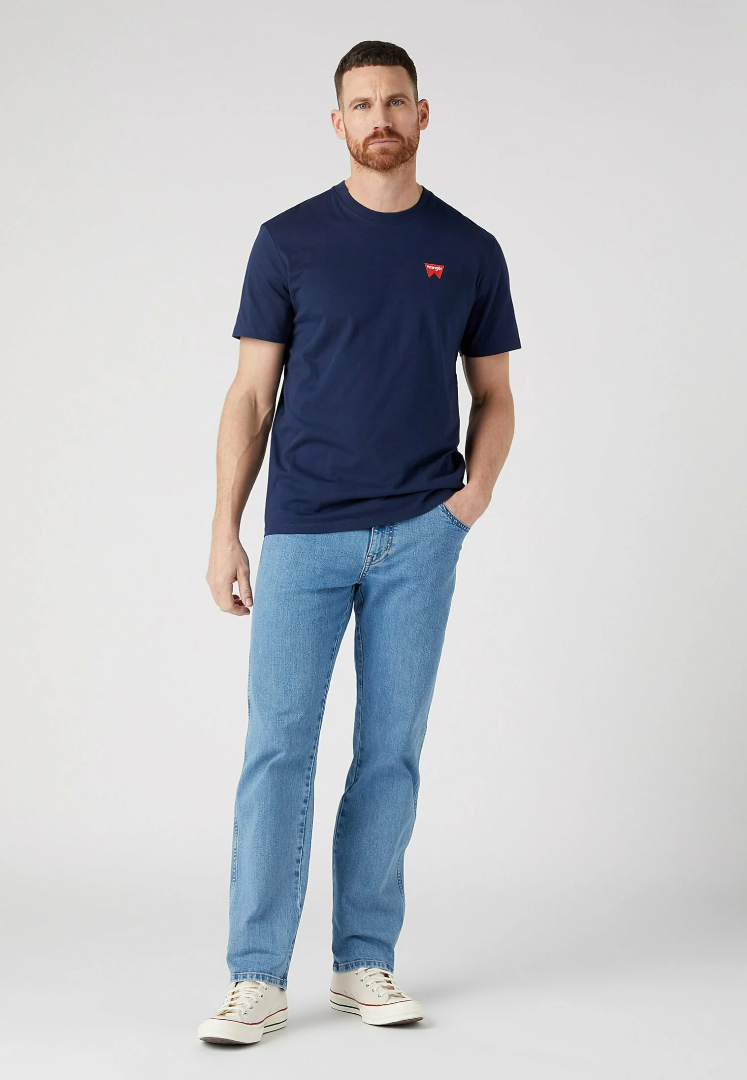 Wrangler Sign OffT-Shirt BasicNavy Uomo T-shirt E Polo WR122O08N-K12 4 Wrangler Sign OffT-Shirt BasicNavy Uomo T-shirt E Polo WR122O08N-K12 - immagine 2