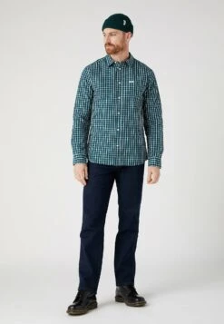 Wrangler Sign OffBerrettoDeep Teal Green Uomo Cappellie Berretti WR152O009-M11