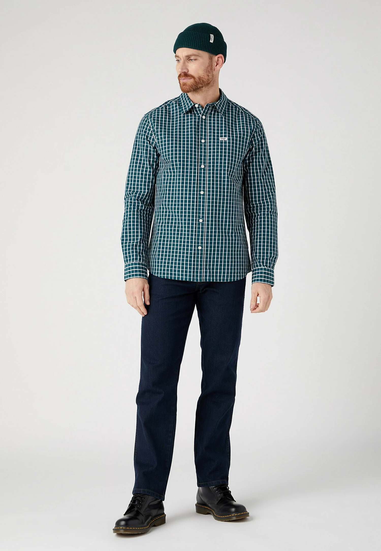 Wrangler Sign OffBerrettoDeep Teal Green Uomo Cappellie Berretti WR152O009-M11 3 Wrangler Sign OffBerrettoDeep Teal Green Uomo Cappellie Berretti WR152O009-M11