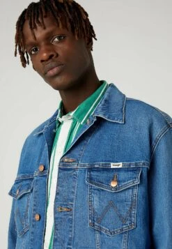 Wrangler Anti FitGiacca Di JeansBlue Eyes Blue Uomo Giacche WR122T045-K11 -Wrangler f87b2465ec534c9cb230ad4ac3151b1f