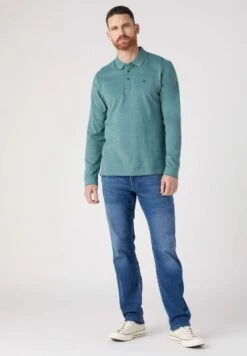 Wrangler Refined PoloGrün Uomo T-shirt E Polo WR122P027-M11 -Wrangler fc4cf335e97b4950af2c42260caf7af3